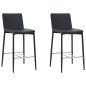 vidaXL Set da Bar 3 pz in Similpelle Nero vidaXL Set da Bar 3 pz in Similpelle Nero