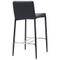 vidaXL Set da Bar 3 pz in Similpelle Nero vidaXL Set da Bar 3 pz in Similpelle Nero