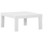 vidaXL Set Divani da Giardino con Cuscini 4 pz in Plastica Bianco