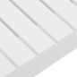 vidaXL Set Divani da Giardino con Cuscini 4 pz in Plastica Bianco