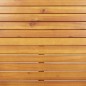 vidaXL Sdraio con Cuscino in Legno Massello di Acacia e Acciaio Inox vidaXL Sdraio con Cuscino in Legno Massello di Acacia e Acciaio Inox