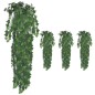 vidaXL Foglie Artificiali di Edera 4 pz Verdi 90 cm vidaXL Foglie Artificiali di Edera 4 pz Verdi 90 cm
