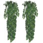 vidaXL Foglie Artificiali di Edera 4 pz Verdi 90 cm vidaXL Foglie Artificiali di Edera 4 pz Verdi 90 cm