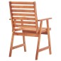 vidaXL Sedie da Pranzo da Esterni 4 pz in Legno Massello di Acacia vidaXL Sedie da Pranzo da Esterni 4 pz in Legno Massello di Acacia