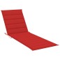 vidaXL Sdraio con Cuscino Legno Massello di Acacia e Acciaio Zincato vidaXL Sdraio con Cuscino Legno Massello di Acacia e Acciaio Zincato