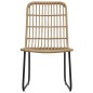 vidaXL Set da Pranzo da Giardino 7 pz in Polyrattan e Vetro vidaXL Set da Pranzo da Giardino 7 pz in Polyrattan e Vetro