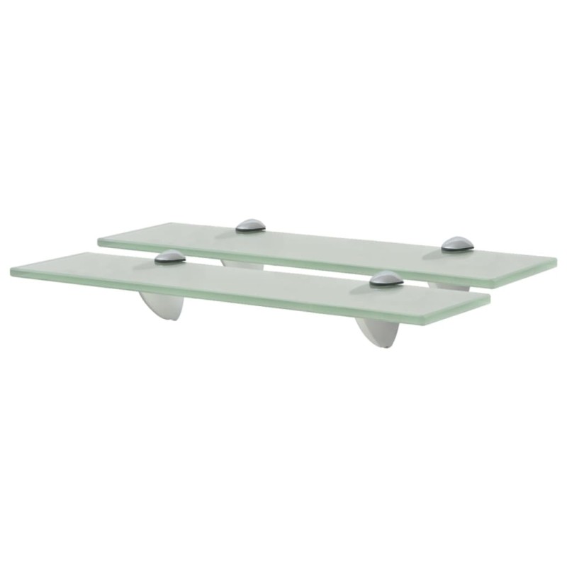 vidaXL Mensole Galleggianti 2 pz in Vetro 40x10 cm 8 mm vidaXL Mensole Galleggianti 2 pz in Vetro 40x10 cm 8 mm