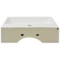 Lavandino con Foro Rubinetto in Ceramica Bianca 51,5x38,5x15 cm
