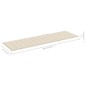 vidaXL Sdraio da Giardino Grigia a 2 Posti con Cuscini Massello Acacia vidaXL Sdraio da Giardino Grigia a 2 Posti con Cuscini Massello Acacia
