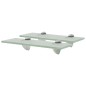 vidaXL Mensole Galleggianti 2 pz in Vetro 30x10 cm 8 mm vidaXL Mensole Galleggianti 2 pz in Vetro 30x10 cm 8 mm