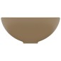 Lavandino Lusso Rotondo Crema Opaco 32,5x14 cm in Ceramica Lavandino Lusso Rotondo Crema Opaco 32,5x14 cm in Ceramica