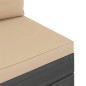 vidaXL Set Divani da Giardino su Pallet 5 pz con Cuscini Massello Pino vidaXL Set Divani da Giardino su Pallet 5 pz con Cuscini Massello Pino