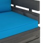 vidaXL Set Divani da Giardino Pallet 12 pz con Cuscini Massello Pino vidaXL Set Divani da Giardino Pallet 12 pz con Cuscini Massello Pino