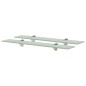 vidaXL Mensole Galleggianti 2 pz in Vetro 60x20 cm 8 mm vidaXL Mensole Galleggianti 2 pz in Vetro 60x20 cm 8 mm