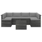 vidaXL Set Divani da Giardino su Pallet 7 pz con Cuscini Massello Pino vidaXL Set Divani da Giardino su Pallet 7 pz con Cuscini Massello Pino
