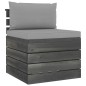 vidaXL Set Divani da Giardino su Pallet 7 pz con Cuscini Massello Pino vidaXL Set Divani da Giardino su Pallet 7 pz con Cuscini Massello Pino