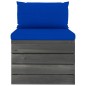 vidaXL Set Divani da Giardino su Pallet 5 pz con Cuscini Massello Pino vidaXL Set Divani da Giardino su Pallet 5 pz con Cuscini Massello Pino