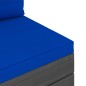 vidaXL Set Divani da Giardino su Pallet 5 pz con Cuscini Massello Pino vidaXL Set Divani da Giardino su Pallet 5 pz con Cuscini Massello Pino