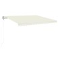 Tenda da Sole Retrattile Automatica 400x350 cm Crema Tenda da Sole Retrattile Automatica 400x350 cm Crema