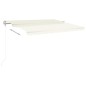 Tenda da Sole Retrattile Automatica 400x350 cm Crema Tenda da Sole Retrattile Automatica 400x350 cm Crema