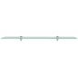 vidaXL Mensole Galleggianti 2 pz in Vetro 90x20 cm 8 mm vidaXL Mensole Galleggianti 2 pz in Vetro 90x20 cm 8 mm