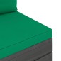 vidaXL Set Divani da Giardino Pallet 12 pz con Cuscini Massello Pino vidaXL Set Divani da Giardino Pallet 12 pz con Cuscini Massello Pino