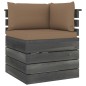 vidaXL Set Divani da Giardino su Pallet 9 pz con Cuscini Massello Pino vidaXL Set Divani da Giardino su Pallet 9 pz con Cuscini Massello Pino