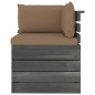 vidaXL Set Divani da Giardino su Pallet 9 pz con Cuscini Massello Pino vidaXL Set Divani da Giardino su Pallet 9 pz con Cuscini Massello Pino