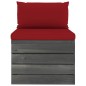 vidaXL Set Divani da Giardino su Pallet 6 pz con Cuscini Massello Pino vidaXL Set Divani da Giardino su Pallet 6 pz con Cuscini Massello Pino