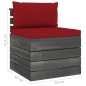 vidaXL Set Divani da Giardino su Pallet 6 pz con Cuscini Massello Pino vidaXL Set Divani da Giardino su Pallet 6 pz con Cuscini Massello Pino