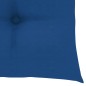 vidaXL Sedie da Giardino 2 pz con Cuscini Blu in Massello di Teak vidaXL Sedie da Giardino 2 pz con Cuscini Blu in Massello di Teak