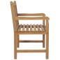 vidaXL Sedie da Giardino 2 pz con Cuscini Blu in Massello di Teak vidaXL Sedie da Giardino 2 pz con Cuscini Blu in Massello di Teak