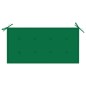 vidaXL Panca da Giardino con Cuscino Verde 112 cm in Legno Teak vidaXL Panca da Giardino con Cuscino Verde 112 cm in Legno Teak