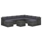 vidaXL Set Divani da Giardino Pallet 11 pz con Cuscini Massello Pino vidaXL Set Divani da Giardino Pallet 11 pz con Cuscini Massello Pino