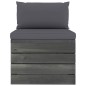 vidaXL Set Divani da Giardino Pallet 11 pz con Cuscini Massello Pino vidaXL Set Divani da Giardino Pallet 11 pz con Cuscini Massello Pino