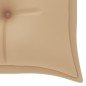 vidaXL Panchina da Giardino Impilabile e Cuscino 159cm Teak Massello vidaXL Panchina da Giardino Impilabile e Cuscino 159cm Teak Massello