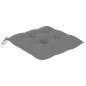 vidaXL Set da Pranzo Giardino Pieghevole 3 pz Cuscino Massello di Teak vidaXL Set da Pranzo Giardino Pieghevole 3 pz Cuscino Massello di Teak