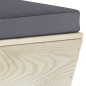 vidaXL Set Divani da Giardino su Pallet 6 pz con Cuscini Legno Abete vidaXL Set Divani da Giardino su Pallet 6 pz con Cuscini Legno Abete