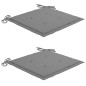 vidaXL Set da Pranzo Giardino Pieghevole 3 pz Cuscino Massello di Teak vidaXL Set da Pranzo Giardino Pieghevole 3 pz Cuscino Massello di Teak