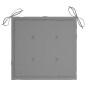 vidaXL Set da Pranzo Giardino Pieghevole 3 pz Cuscino Massello di Teak vidaXL Set da Pranzo Giardino Pieghevole 3 pz Cuscino Massello di Teak