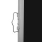 vidaXL Tenda Laterale Retrattile per Patio 140x600 cm Nera vidaXL Tenda Laterale Retrattile per Patio 140x600 cm Nera