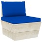vidaXL Set Divani da Giardino su Pallet 9 pz con Cuscini Legno Abete vidaXL Set Divani da Giardino su Pallet 9 pz con Cuscini Legno Abete