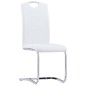 vidaXL Set Sala da Pranzo 11 pz in Similpelle Bianca vidaXL Set Sala da Pranzo 11 pz in Similpelle Bianca