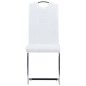 vidaXL Set Sala da Pranzo 11 pz in Similpelle Bianca vidaXL Set Sala da Pranzo 11 pz in Similpelle Bianca