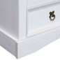 vidaXL Mobile Porta TV Legno Pino Messicano Corona Bianco 91x43x56 cm vidaXL Mobile Porta TV Legno Pino Messicano Corona Bianco 91x43x56 cm