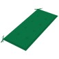 vidaXL Panca da Giardino con Cuscino 120 cm in Bambù vidaXL Panca da Giardino con Cuscino 120 cm in Bambù