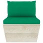 vidaXL Set Divani da Giardino su Pallet 12 pz con Cuscini Legno Abete vidaXL Set Divani da Giardino su Pallet 12 pz con Cuscini Legno Abete