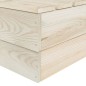 vidaXL Set Divani da Giardino su Pallet 9 pz in Legno Abete Impregnato vidaXL Set Divani da Giardino su Pallet 9 pz in Legno Abete Impregnato