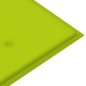 vidaXL Panca da Giardino con Cuscino 120 cm in Bambù vidaXL Panca da Giardino con Cuscino 120 cm in Bambù