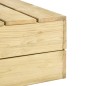 vidaXL Set Divani da Giardino 3 pz in Legno di Pino Impregnato vidaXL Set Divani da Giardino 3 pz in Legno di Pino Impregnato